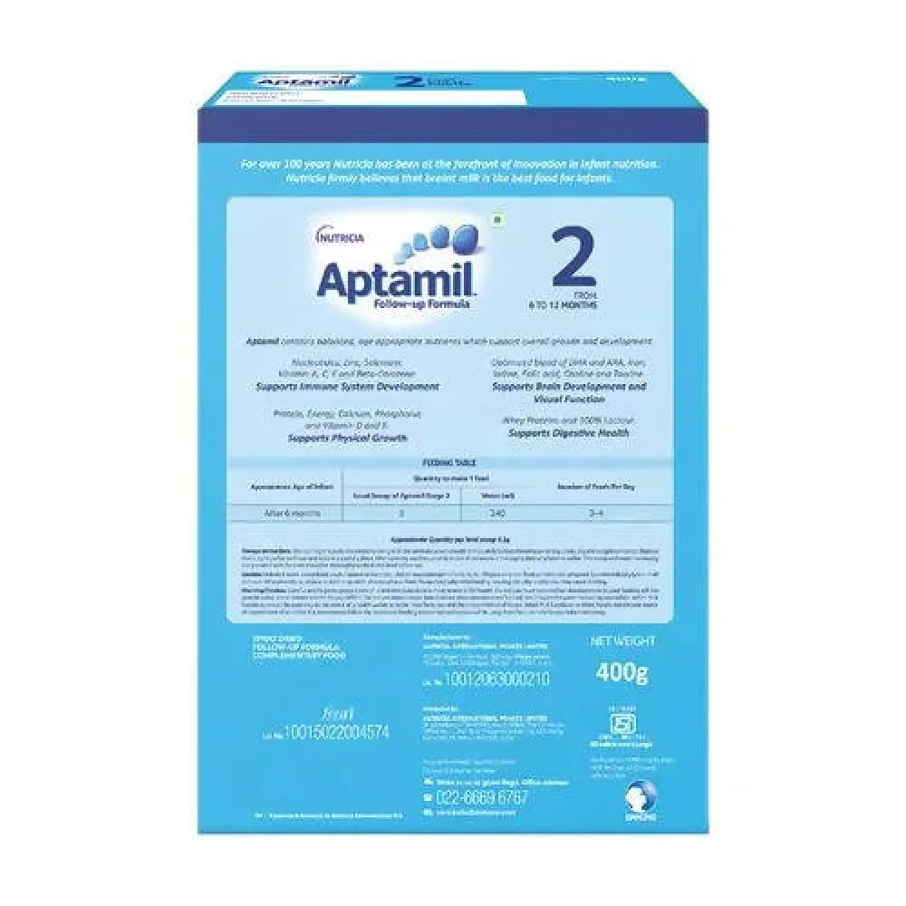 Aptamil Follow Up Infant Formula From 6 To 12 Months Stage 2 - Image 3