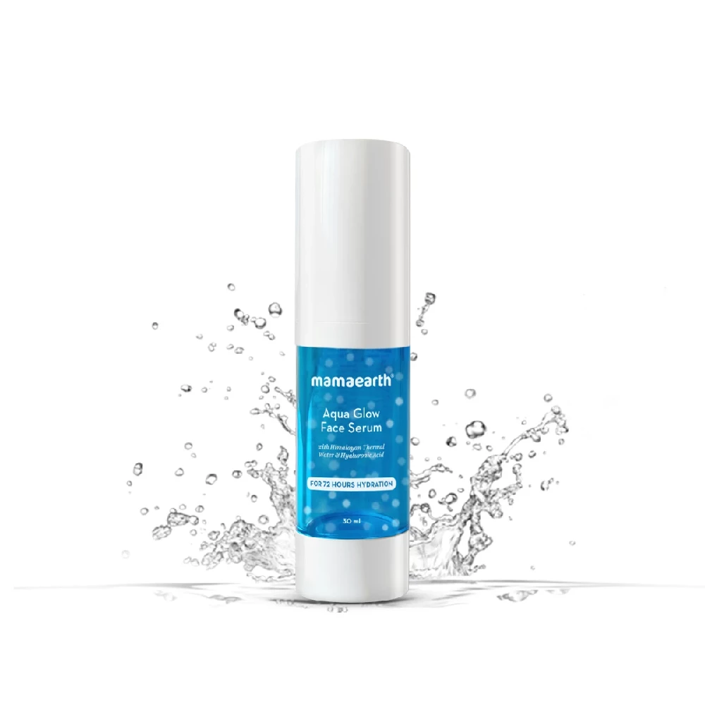 Aqua Glow Face Serum with Himalayan Thermal Water and Hyaluronic Acid - Image 1