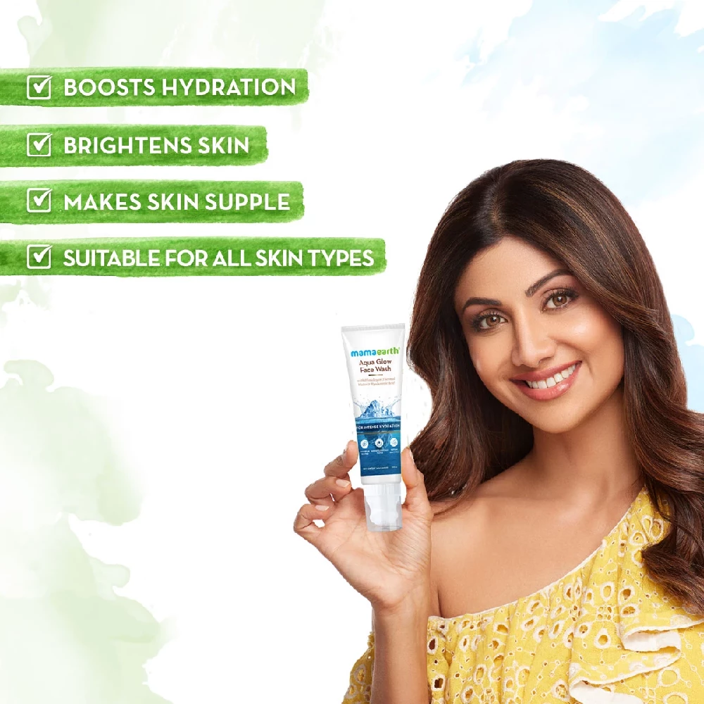 Aqua Glow Face Wash With Himalayan Thermal Water and Hyaluronic Acid for Intense Hydration - Image 3