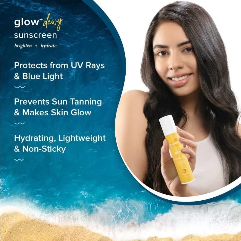 Aqualogica Glow+ Dewy Sunscreen SPF 50 PA++++ - Image 3