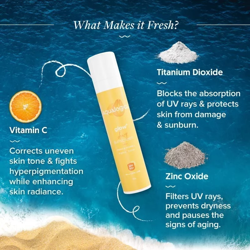 Aqualogica Glow+ Dewy Sunscreen SPF 50 PA++++ - Image 4