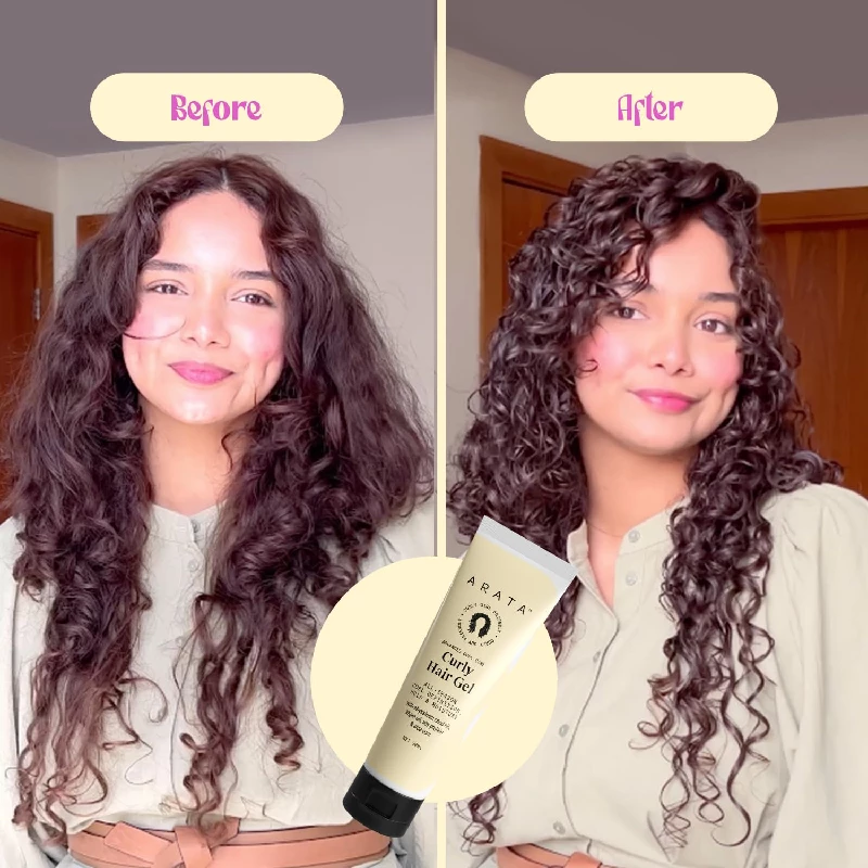 Arata Advanced Curl Care Curly Hair Gel - Image 5