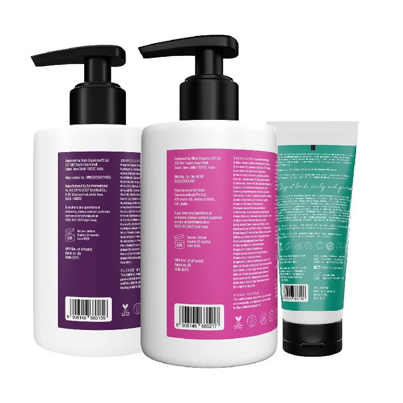 Arata Advanced Curl Care Curly Hair With Shampoo, Rinse-Out Conditioner, & Leave-In Conditioner - Image 2