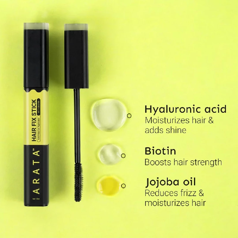 Arata Gel Based Hair Fix Stick For All Hair Types - Image 4