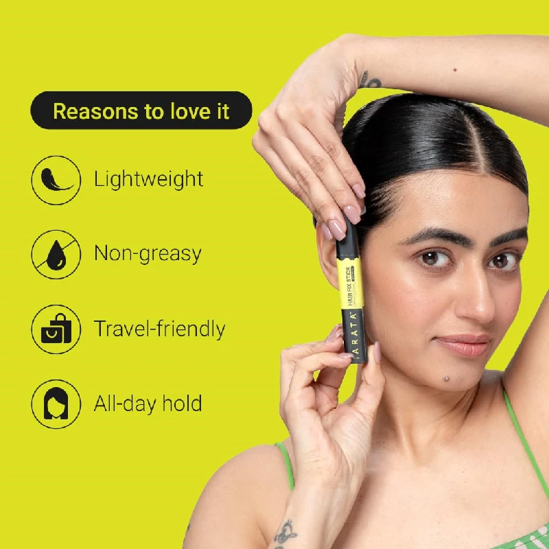 Arata Gel Based Hair Fix Stick For All Hair Types - Image 8