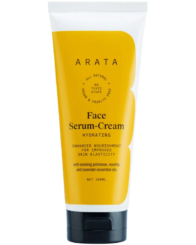 Arata Natural Hydrating Anti-Ageing Face Serum-Cream Arata Natural Hydrating Anti-Ageing Face Serum-Cream-Pack Size-100 ml