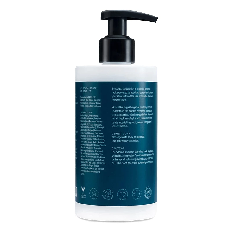 Arata Natural Moisturising Body Lotion - Image 2