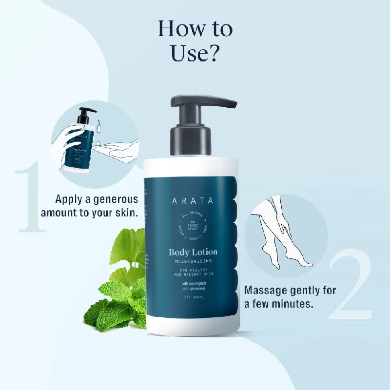 Arata Natural Moisturising Body Lotion - Image 5