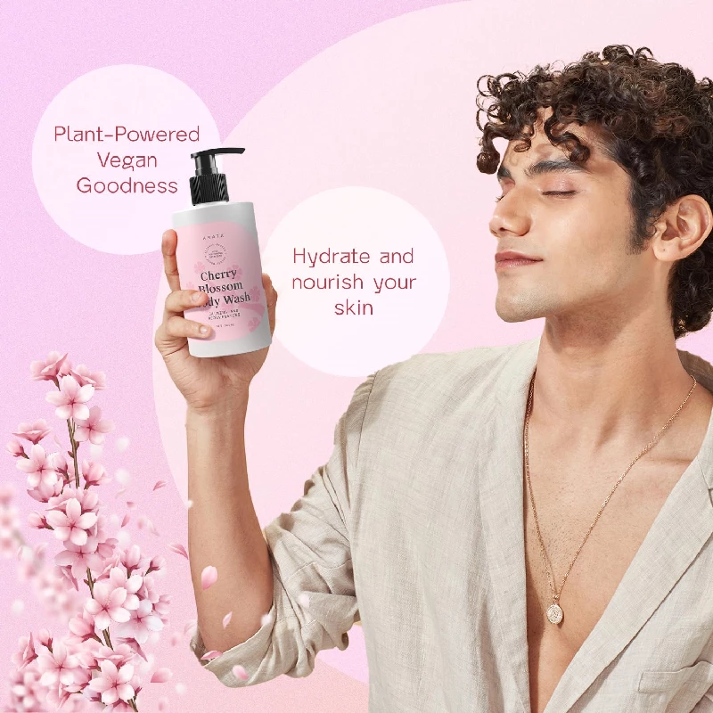 Arata Nourishing Body Wash with Cherry Blossom Fragrance - Image 5