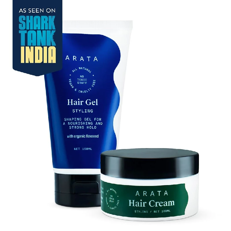 Arata Styling Hair Cream & Styling Hair Gel - Image 2