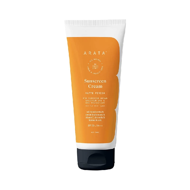 Arata Sunscreen Cream Spf 50+ & Pa+++ Matte Finish