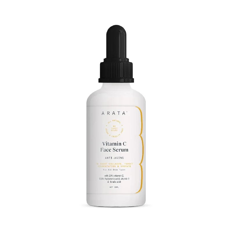 Arata Vitamin C Face Serum For Glowing Skin Arata Vitamin C Face Serum For Glowing Skin-Pack Size-30 ml