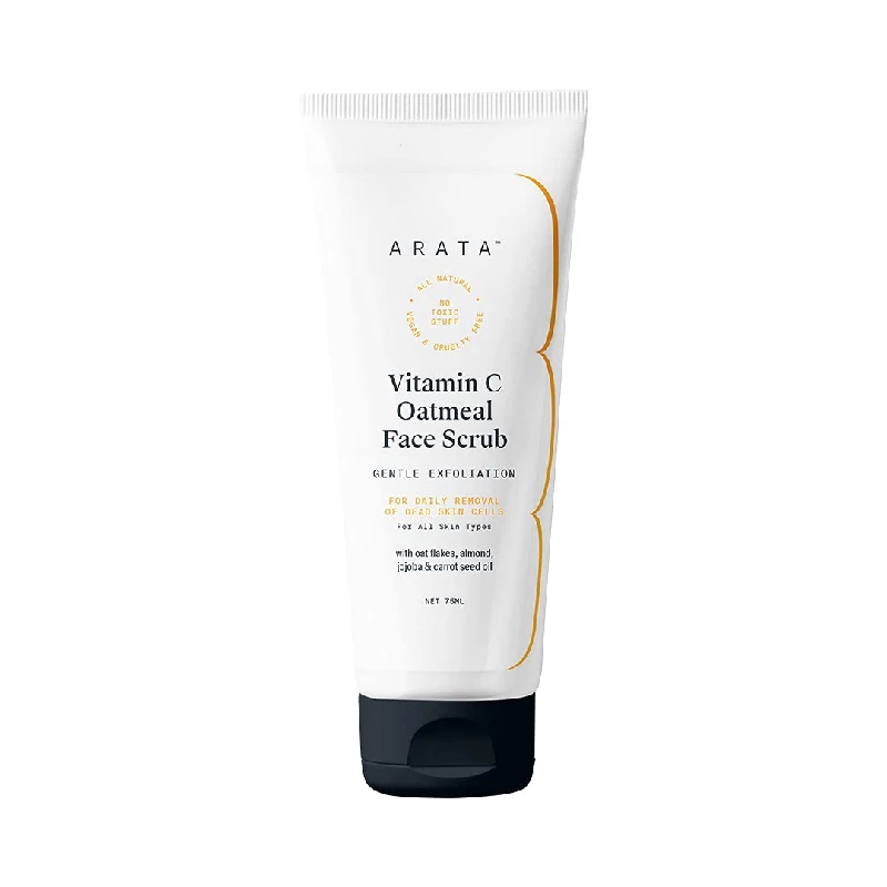 Arata Vitamin C Oatmeal Face Scrub Arata Vitamin C Oatmeal Face Scrub-Pack Size-75 ml