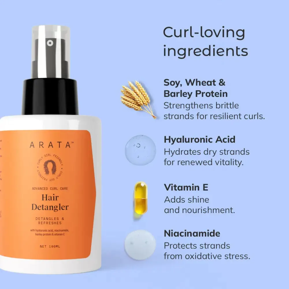 Arata Curl Detangling Refresh Spray - Image 5