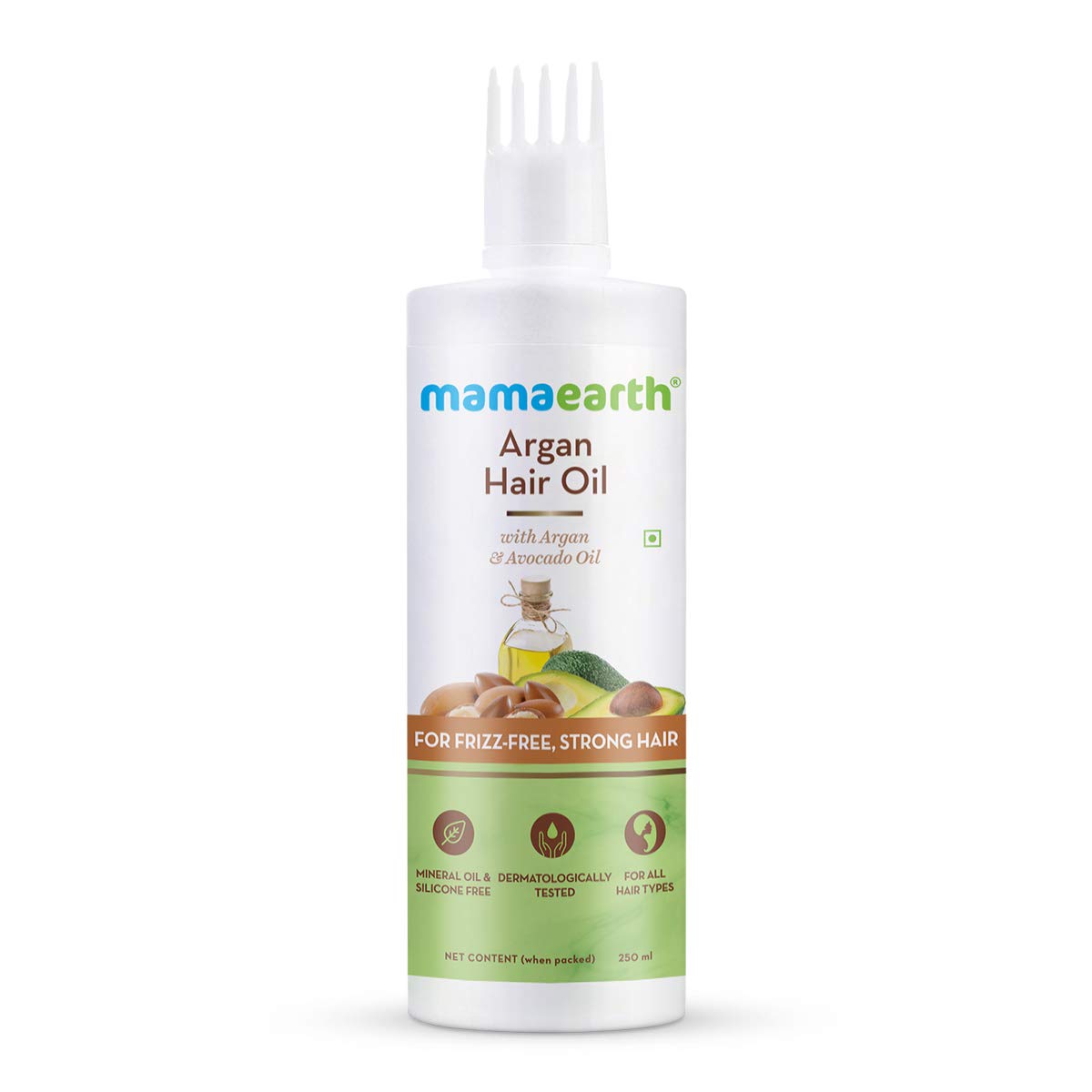 Argan Hair Oil with Argan Oil and Avocado Oil for Frizz-Free and Stronger Hair - Image 1