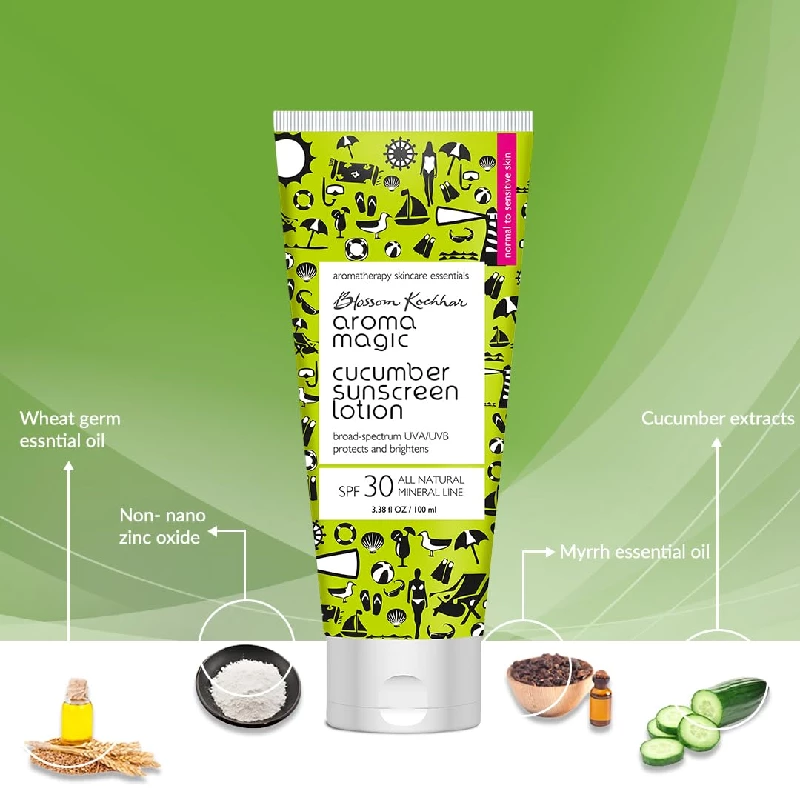 Aroma Magic Cucumber Sun Screen Lotion - Image 4