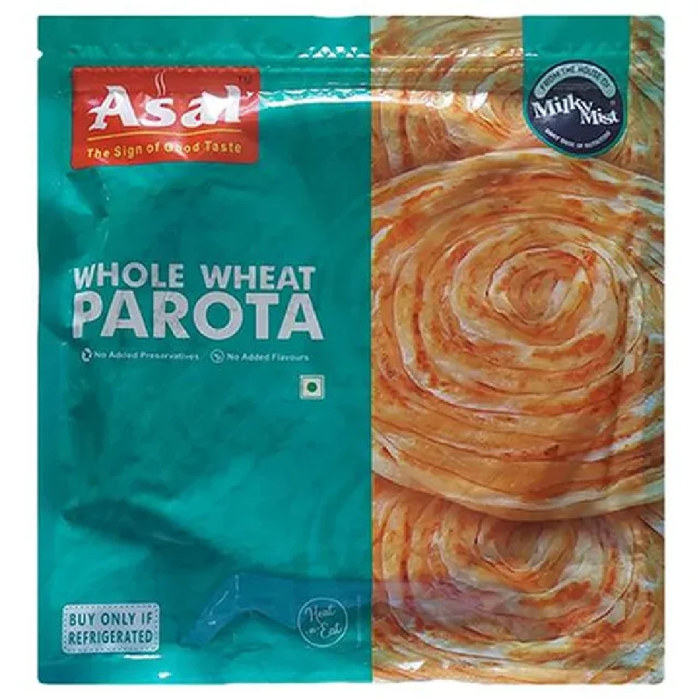 Asal Whole Wheat Parota - Soft, Delicious, Ready To Cook&ndash;450 g