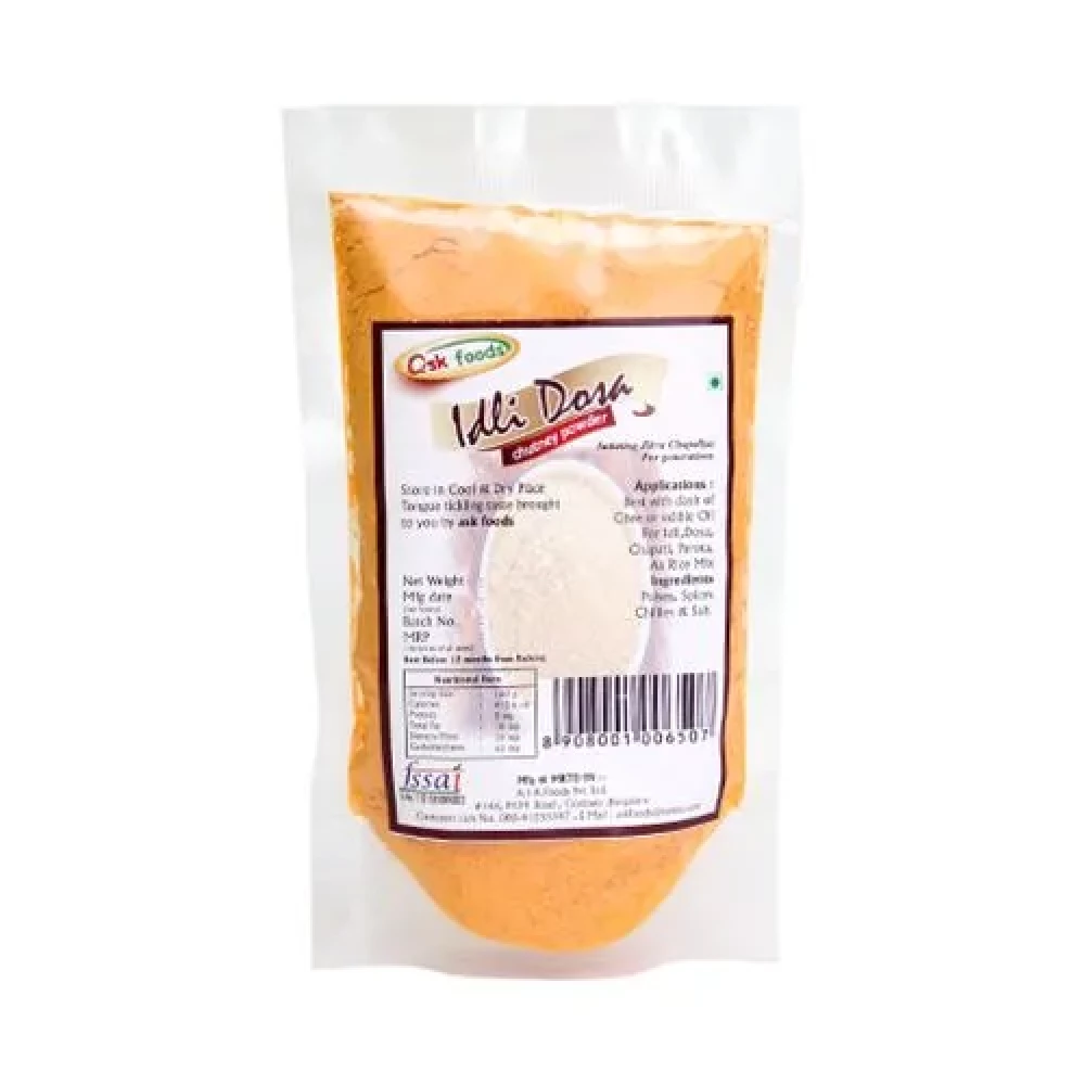 Ask Foods Idli Dosa Chutney Powder Ask Foods Idli Dosa Chutney Powder--100 g