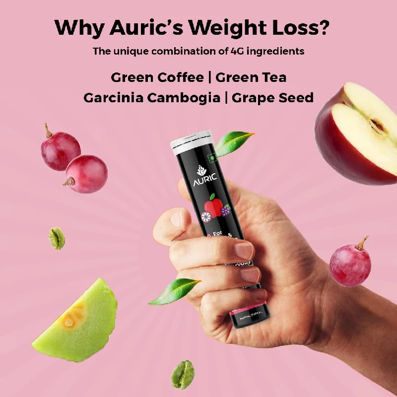 Auric Get Slim Effervescent Auric Get Slim Effervescent-Pack Size-Combo of 2