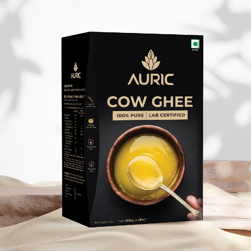 Auric Lab Certified Cow Ghee Auric Lab Certified Cow Ghee-Pack Size-1 L