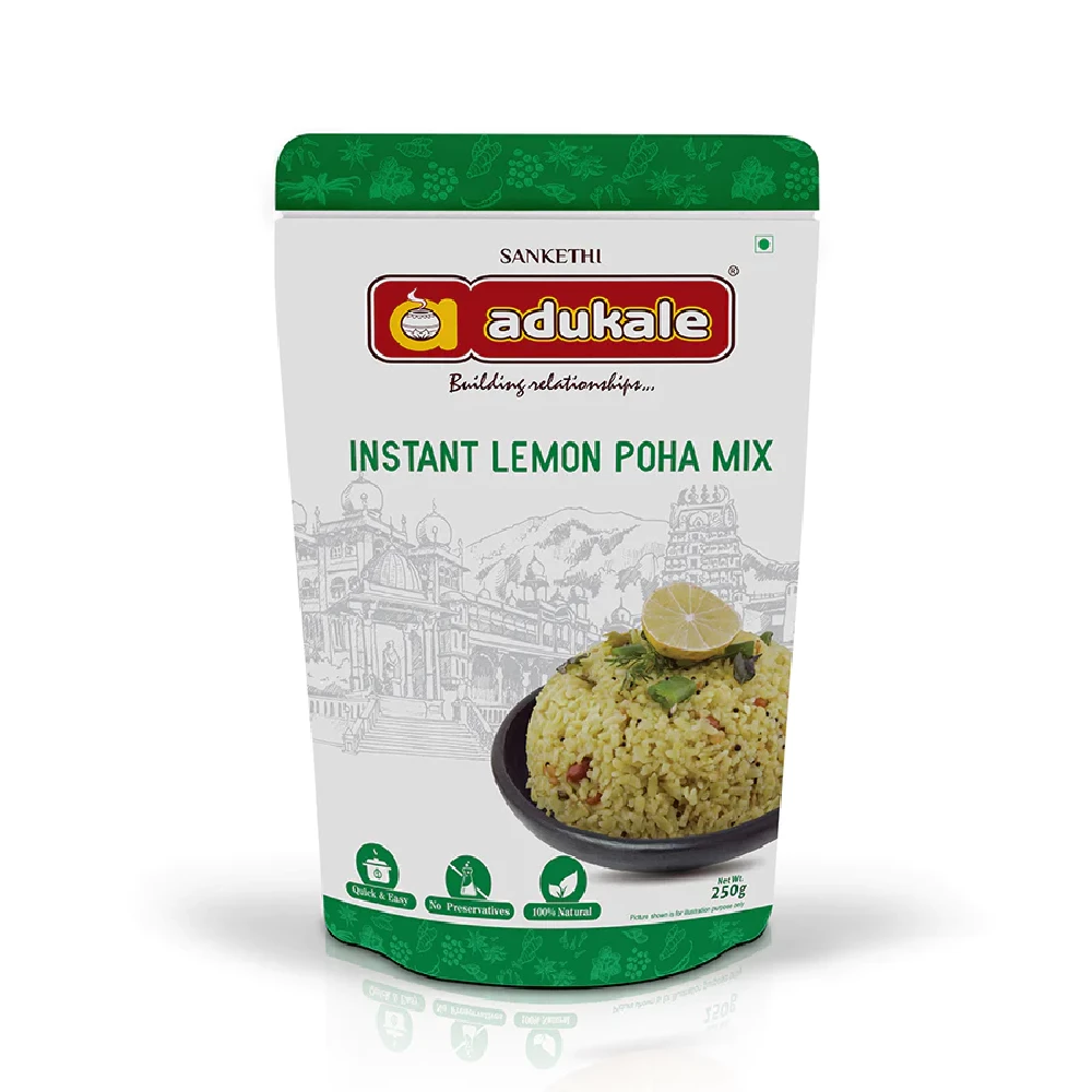 Avalakki Bisi Nimbe Bath | Lemon Poha | Healthy Breakfast | Adukale Avalakki Bisi Nimbe Bath | Lemon Poha | Healthy Breakfast | Adukale-Pack Size-250 g