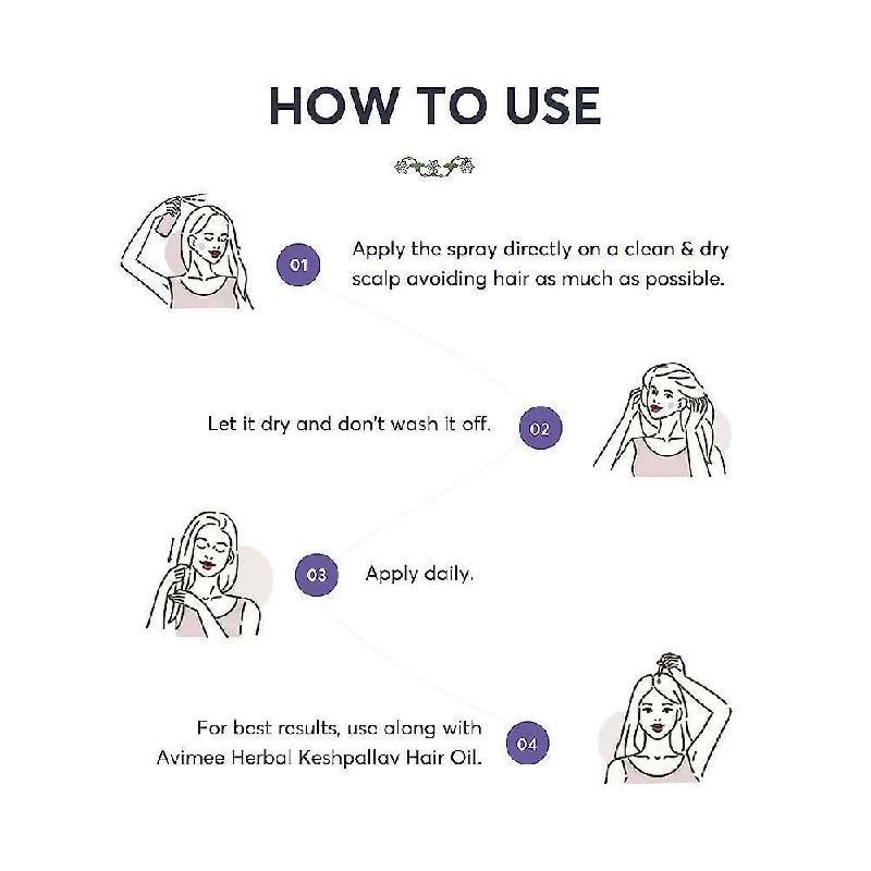 Avimee Herbal Hair Tone Pv 1 Scalp Spray - Image 4