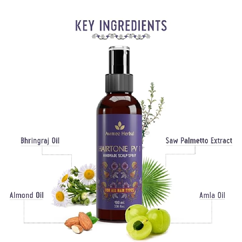 Avimee Herbal Hairtone PV 1 Scalp Spray - Image 2