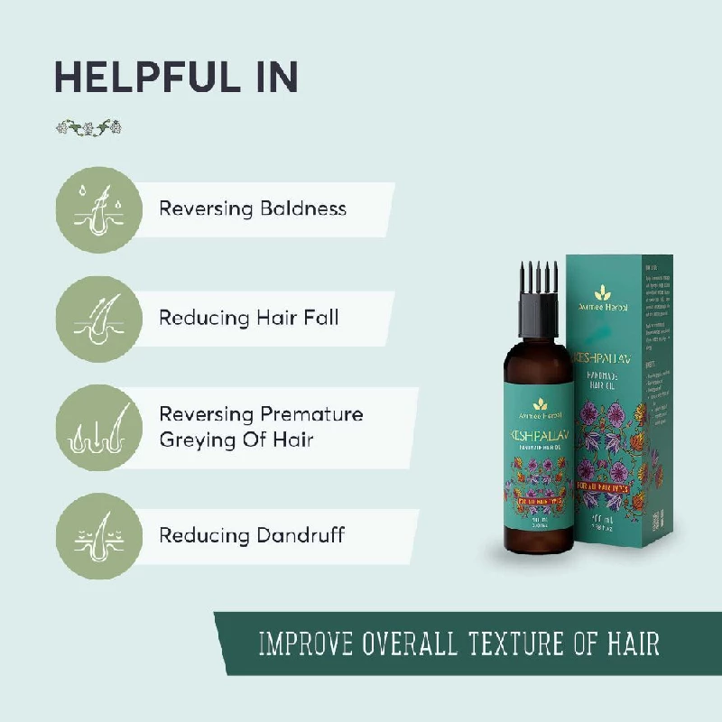 Avimee Herbal Keshpallav Hair Oil - Image 3