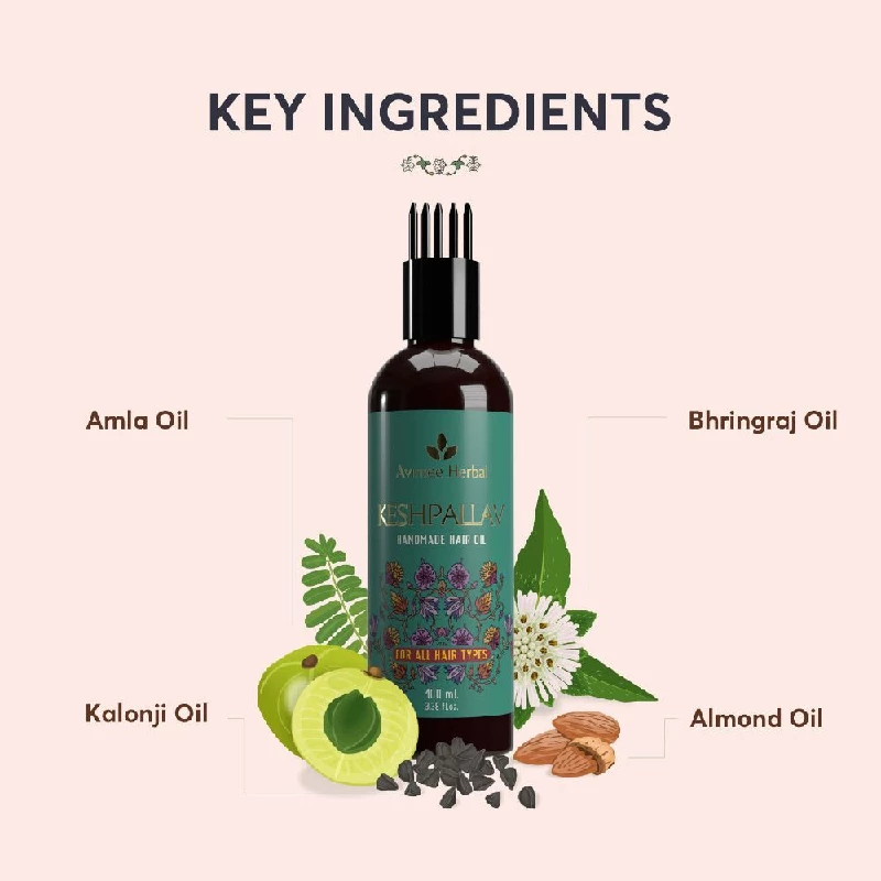 Avimee Herbal Keshpallav Hair Oil - Image 4
