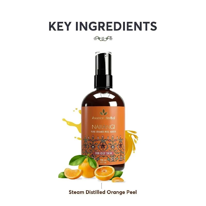 Avimee Herbal Narangi Pure Orange Peel Water For Oily Skin - Image 4