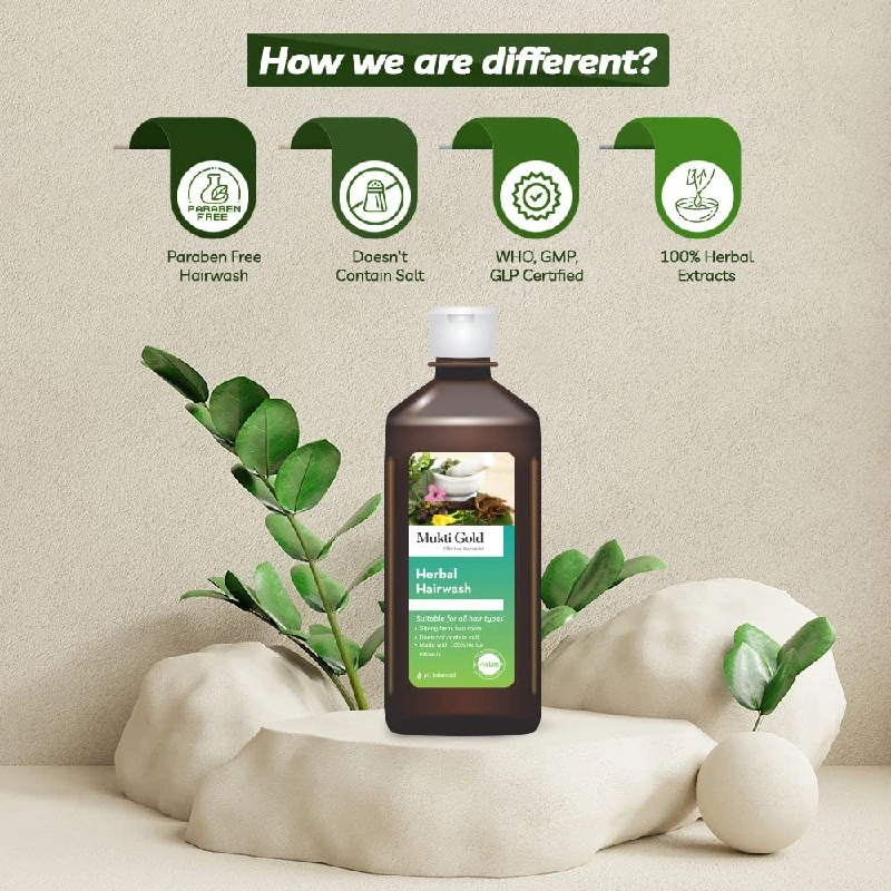 Axiom Muktigold Herbal Hairwash (Pack of 3) - Image 2