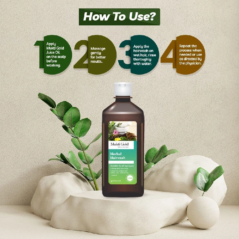 Axiom Muktigold Herbal Hairwash (Pack of 3) - Image 3