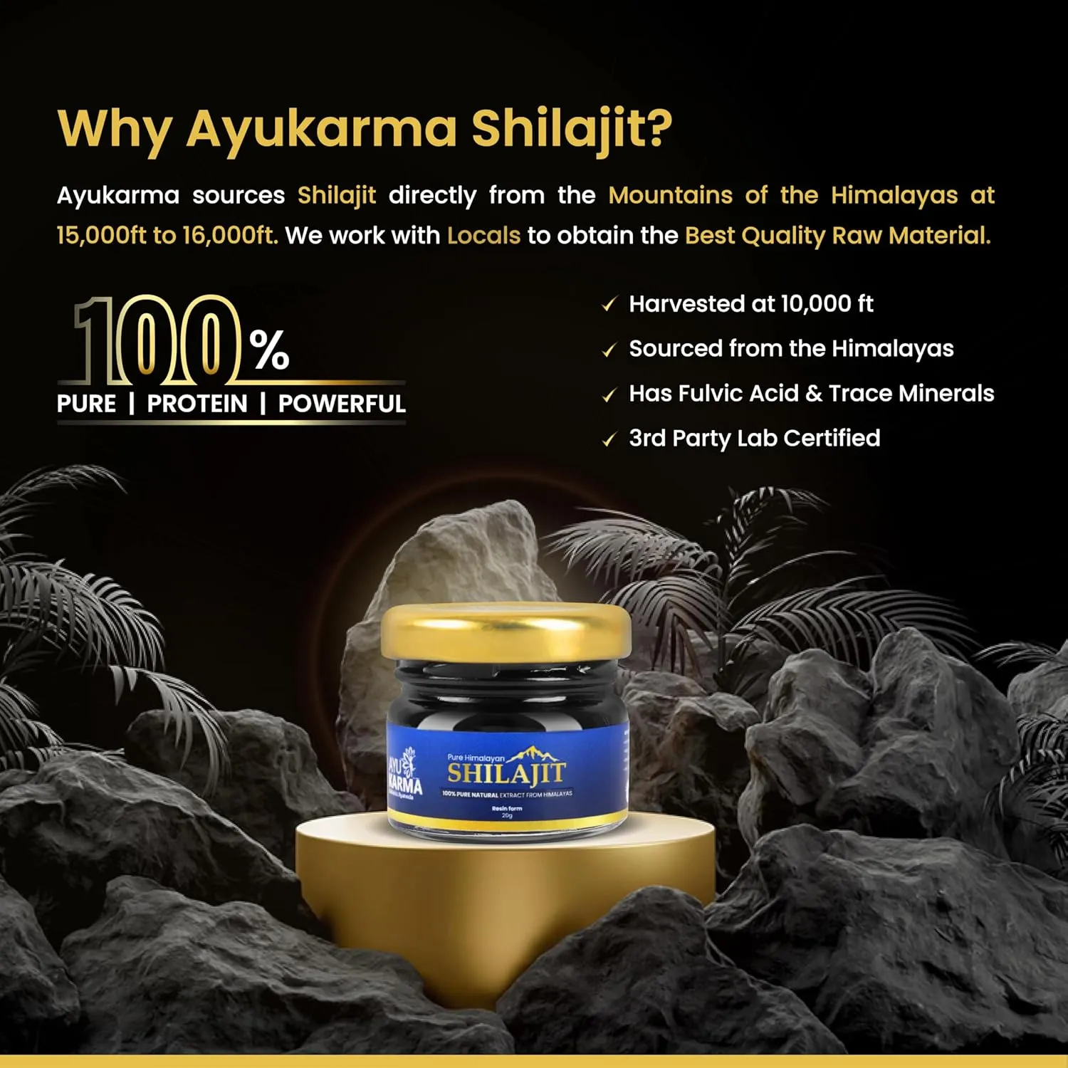 Ayukarma Ayurveda Pure Himalayan SJ Resin - Image 5