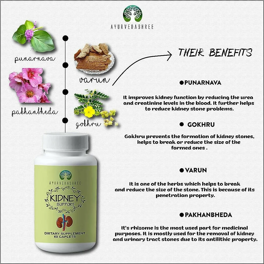 Ayurvedashree Kidney Support Caplets - Image 2