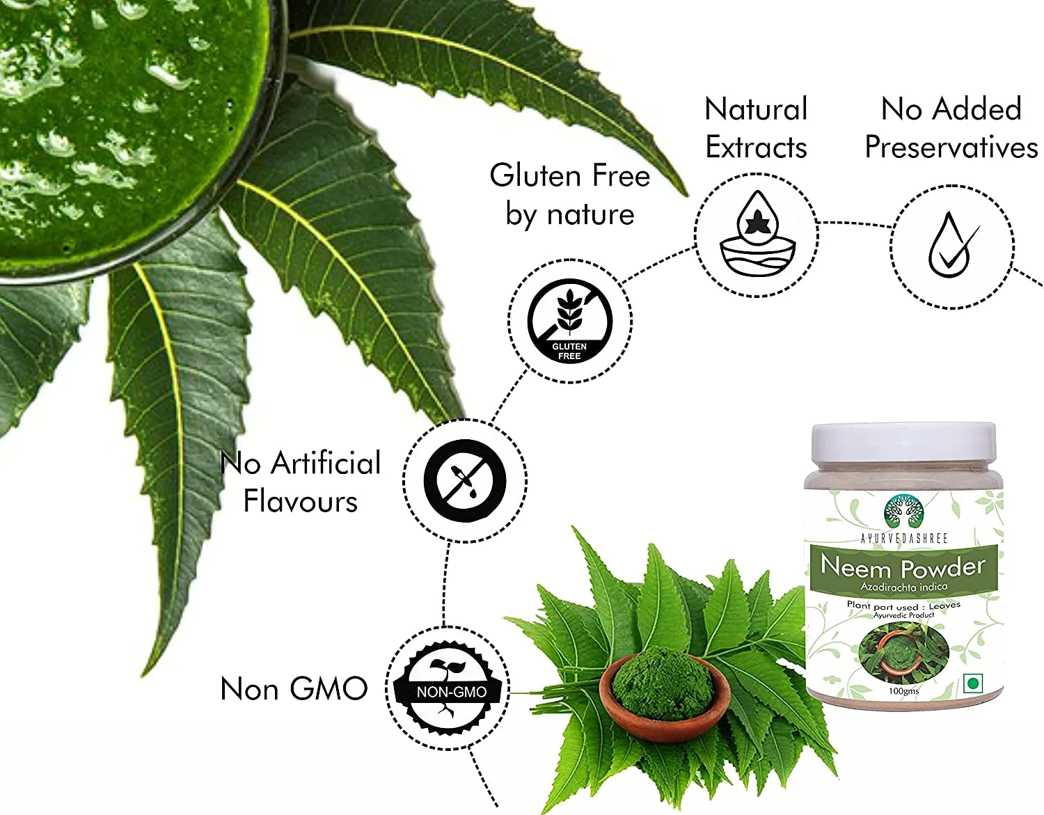 Ayurvedashree Neem Leaf Powder - Image 6