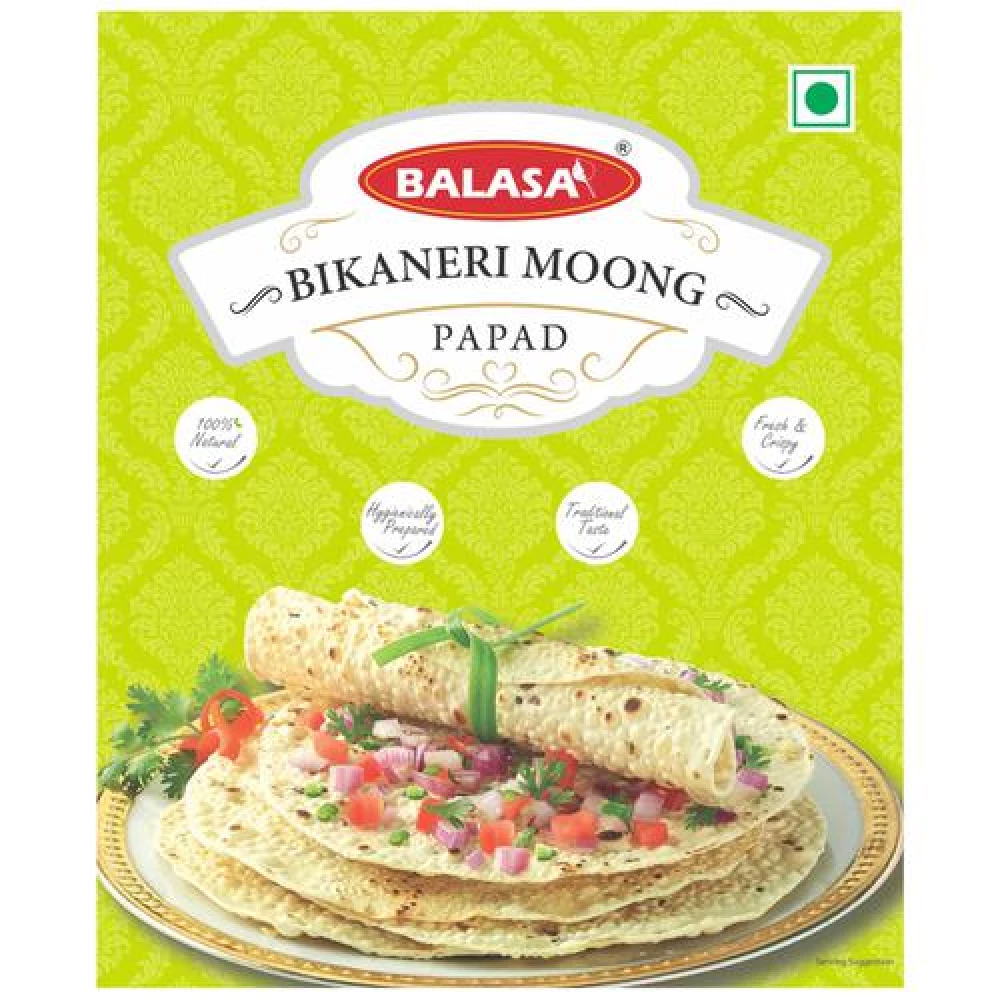 BALASA Bikaneri Moongh Papad - Big - Image 2