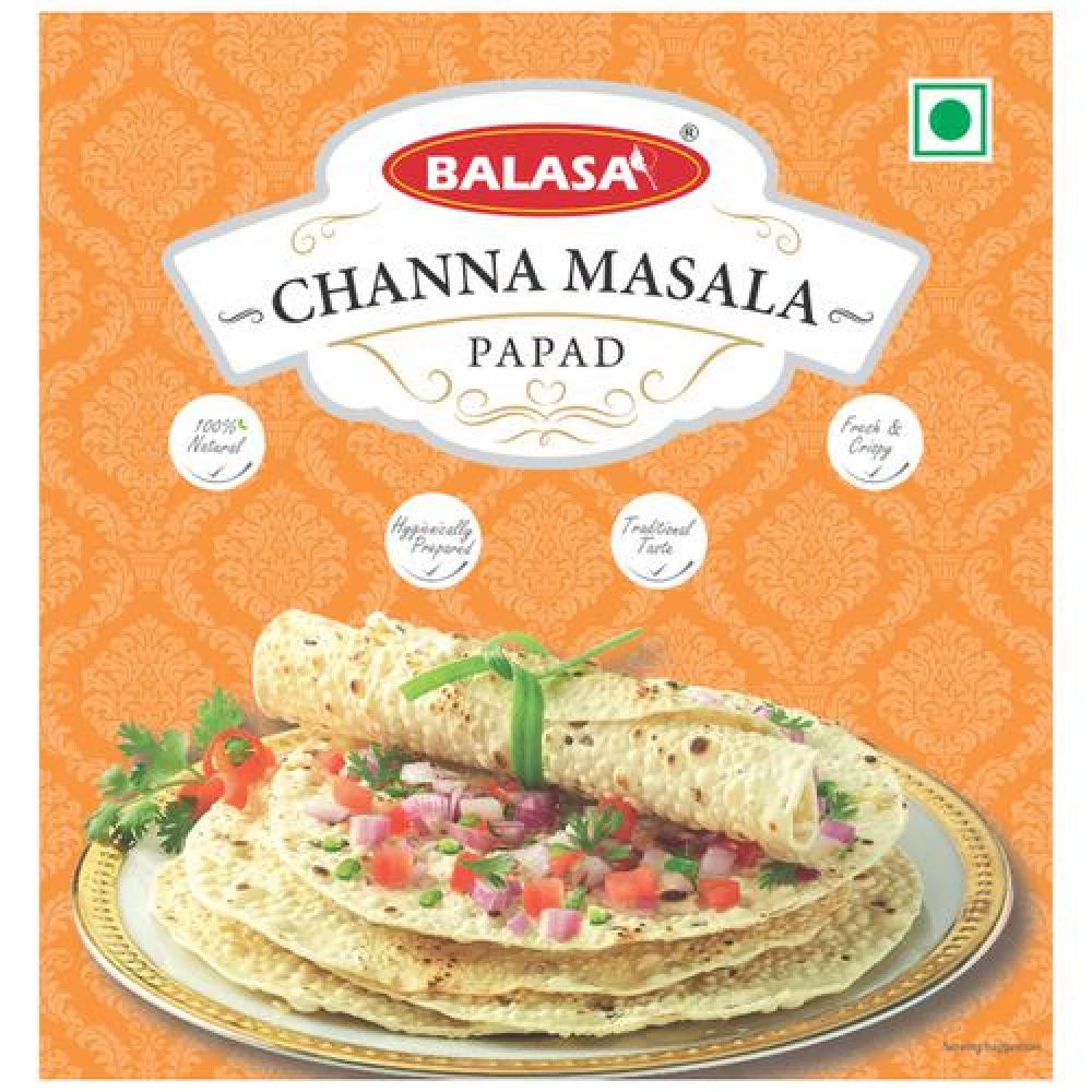 BALASA Papad - Channa Masala BALASA Papad - Channa Masala--200 g