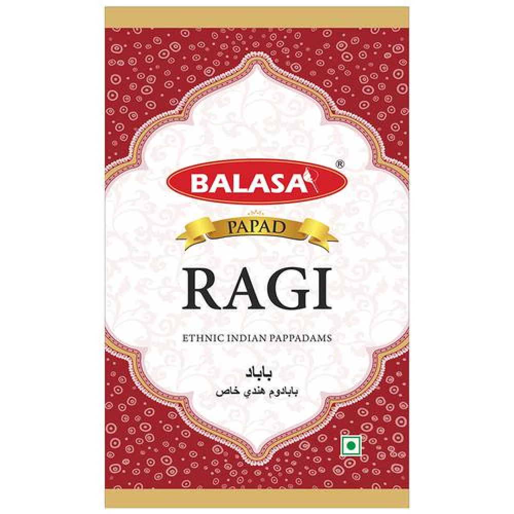BALASA Ragi Papad Ethnic Indian Pappadams
