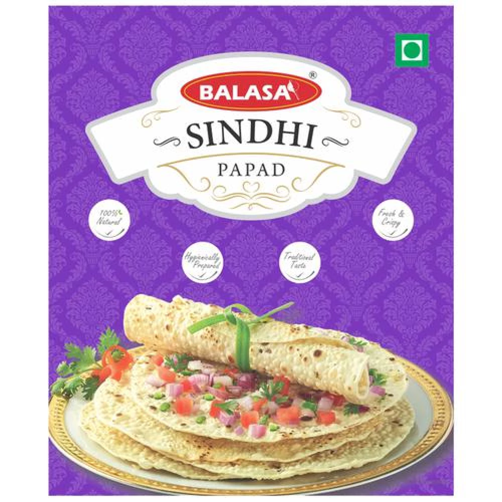 BALASA Sindhi Papad - Big BALASA Sindhi Papad - Big--200 g
