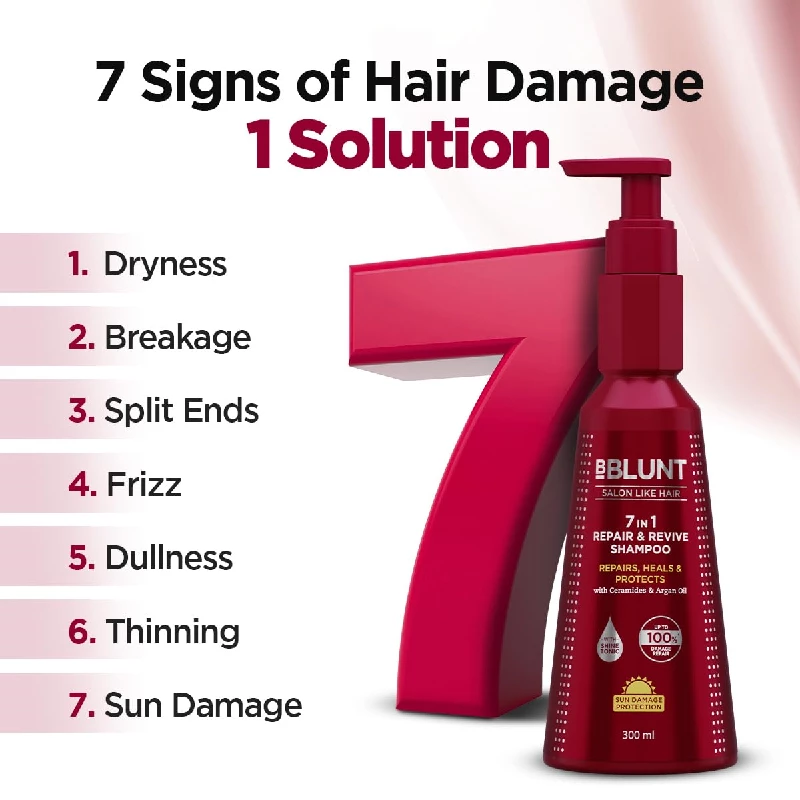 BBLUNT 7 in 1 Repair & Revive Shampoo - Image 2
