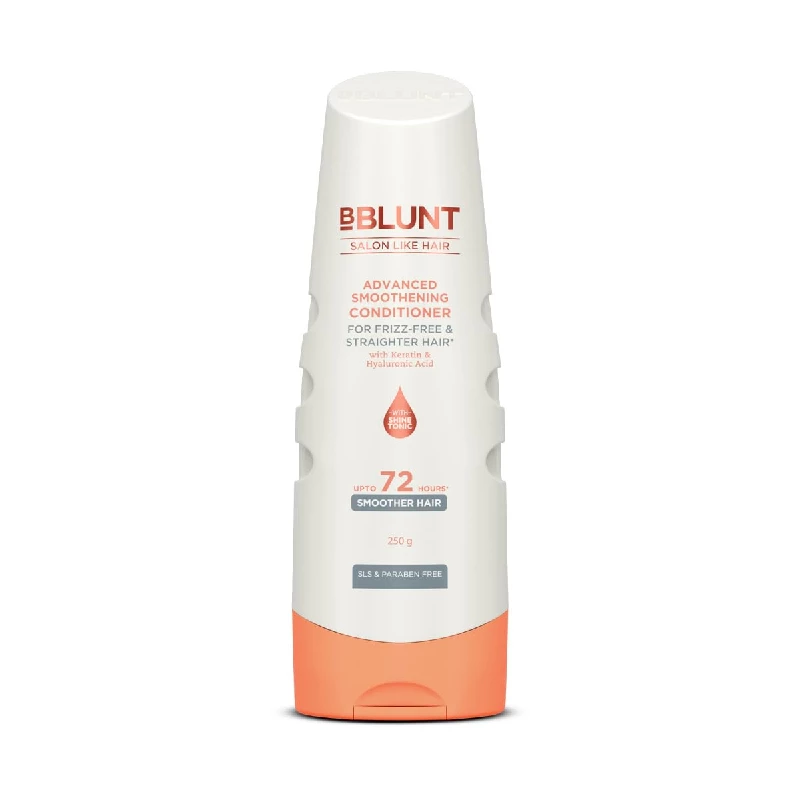 BBLUNT Advanced Smoothening Conditioner with Keratin & Hyaluronic BBLUNT Advanced Smoothening Conditioner with Keratin & Hyaluronic-Pack Size-250 g