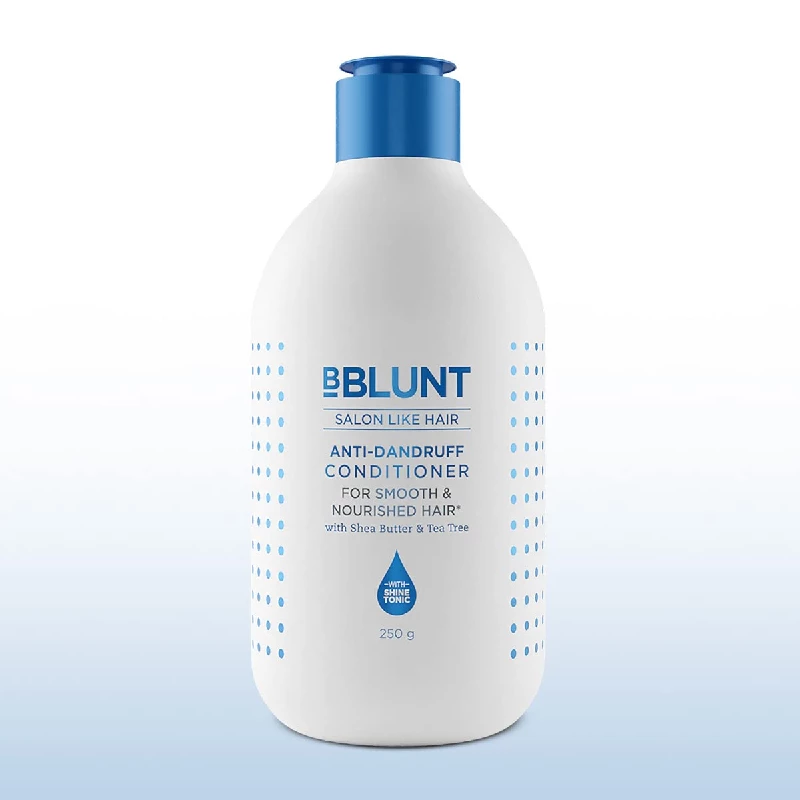 BBLUNT Anti-Dandruff Conditioner with Shea Butter & Tea Tree For Dandruff Control BBLUNT Anti-Dandruff Conditioner with Shea Butter & Tea Tree For Dandruff Control-Pack Size-250 g
