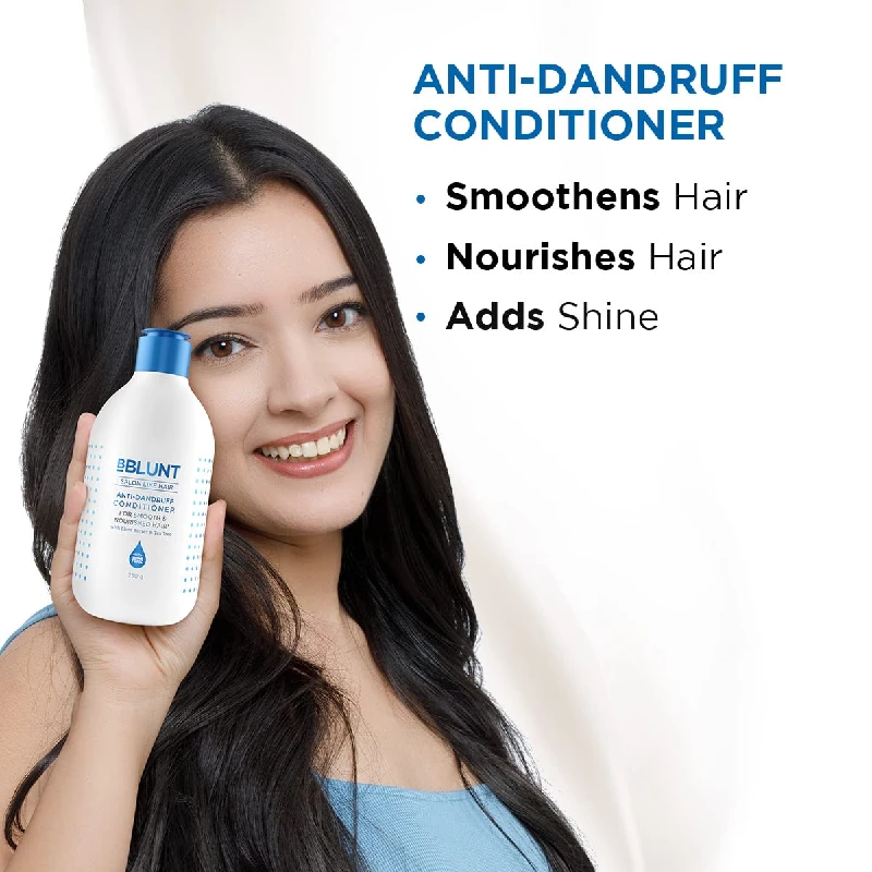 BBLUNT Anti-Dandruff Conditioner with Shea Butter & Tea Tree For Dandruff Control - Image 3