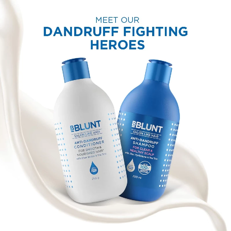 BBLUNT Anti-Dandruff Conditioner with Shea Butter & Tea Tree For Dandruff Control - Image 5