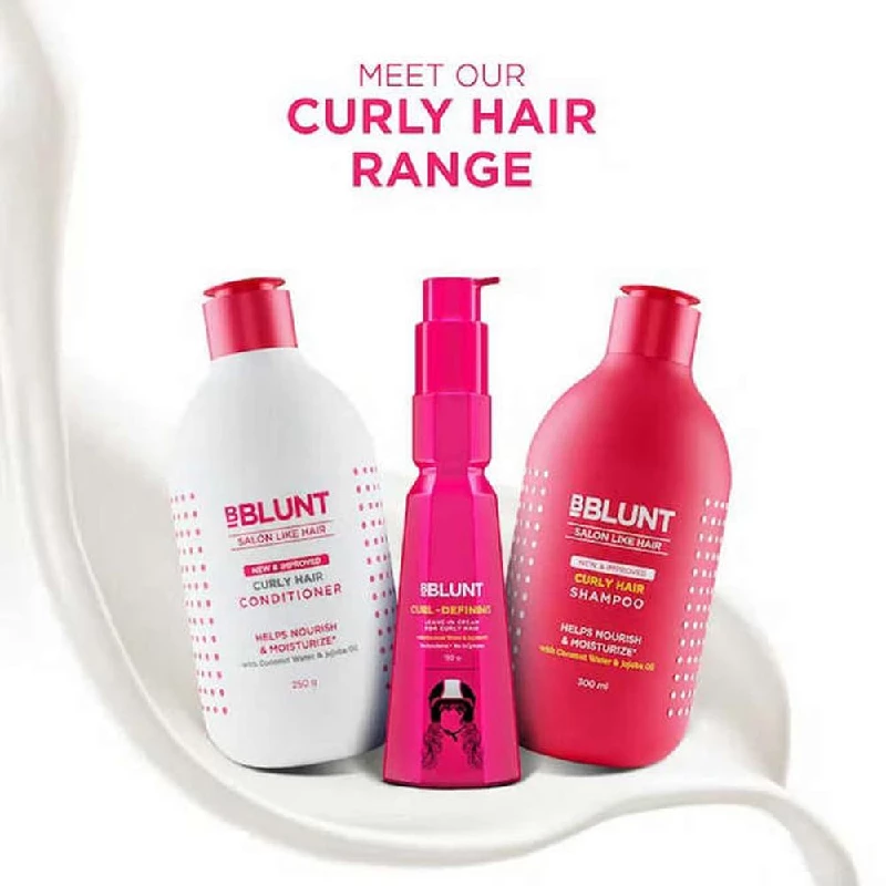 BBLUNT Curly Hair Conditioner with Coconut Water & Jojoba Oil - Image 5