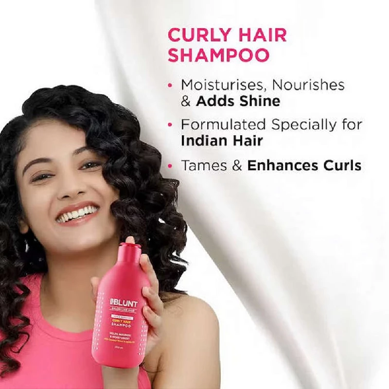 BBLUNT Curly Hair Shampoo with Coconut Water & Jojoba Oil - Image 3