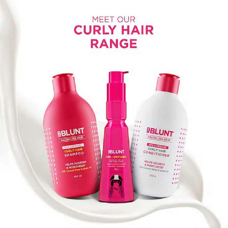 BBLUNT Curly Hair Shampoo with Coconut Water & Jojoba Oil - Image 5