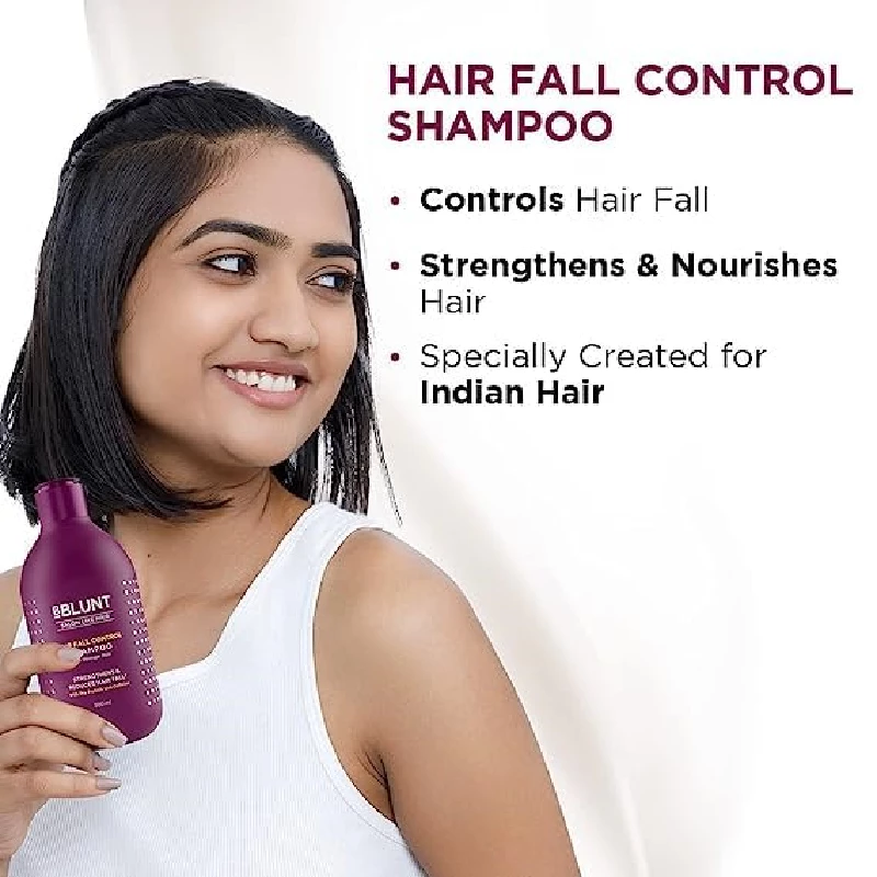 BBLUNT Hair Fall Control Shampoo & Conditioner Combo with Pea Protein & Caffeine for Stronger Hair - Image 3