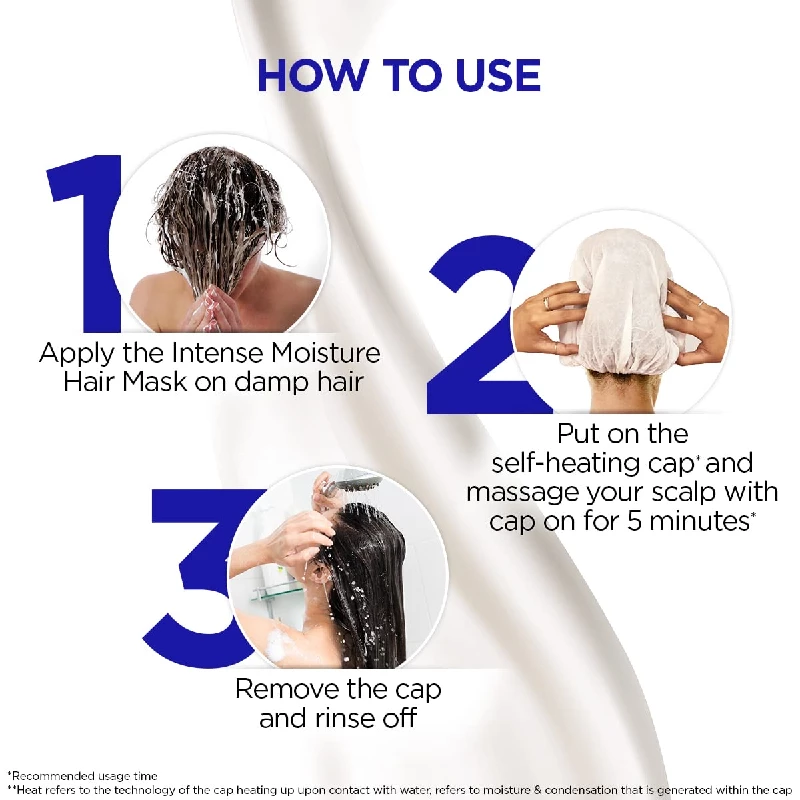 BBLUNT Intense Moisture Heat Hair Spa Mask with Jojoba Oil & Vitamin E - Image 4