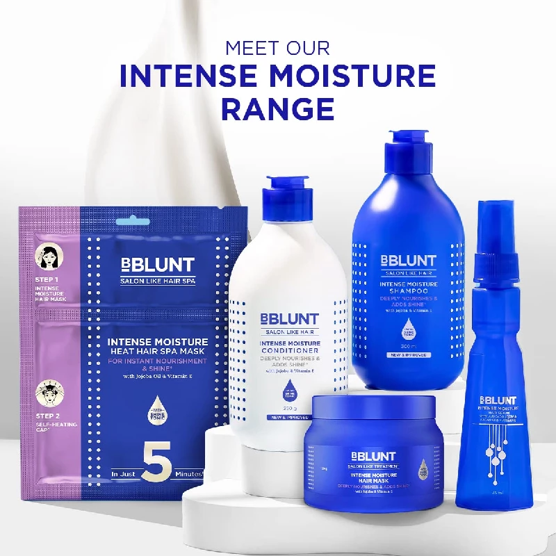 BBLUNT Intense Moisture Heat Hair Spa Mask with Jojoba Oil & Vitamin E - Image 6